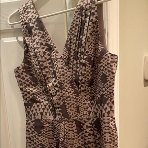 Banana republic dress knee length cross front